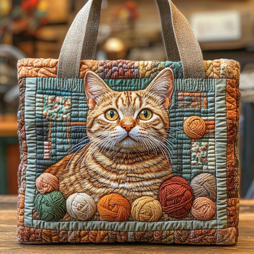 Autumn Yarn Keeper Quilted Tote Bag NCU0NXD614