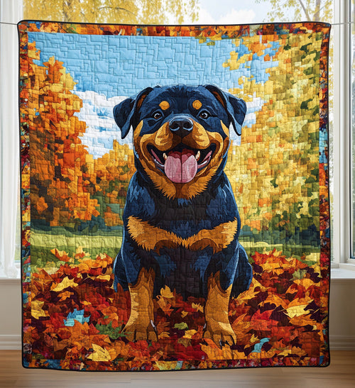 Autumn's Best Friend Quilted Blanket NCU0PT341