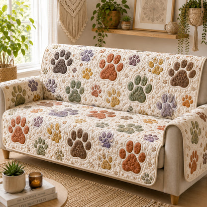 Autumnal Roam Quilted Sofa Cover NCU0PVL1040