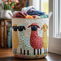 Baa Bunch Quilted Laundry Basket NCU0DV805