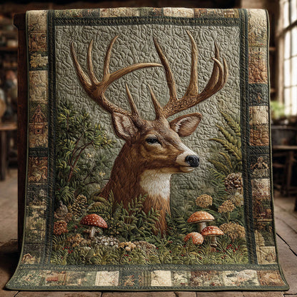 Backcountry Buck Quilted Blanket NCU0PTT2461