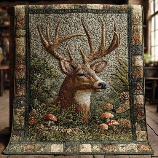 Backcountry Buck Quilted Blanket NCU0PTT2461