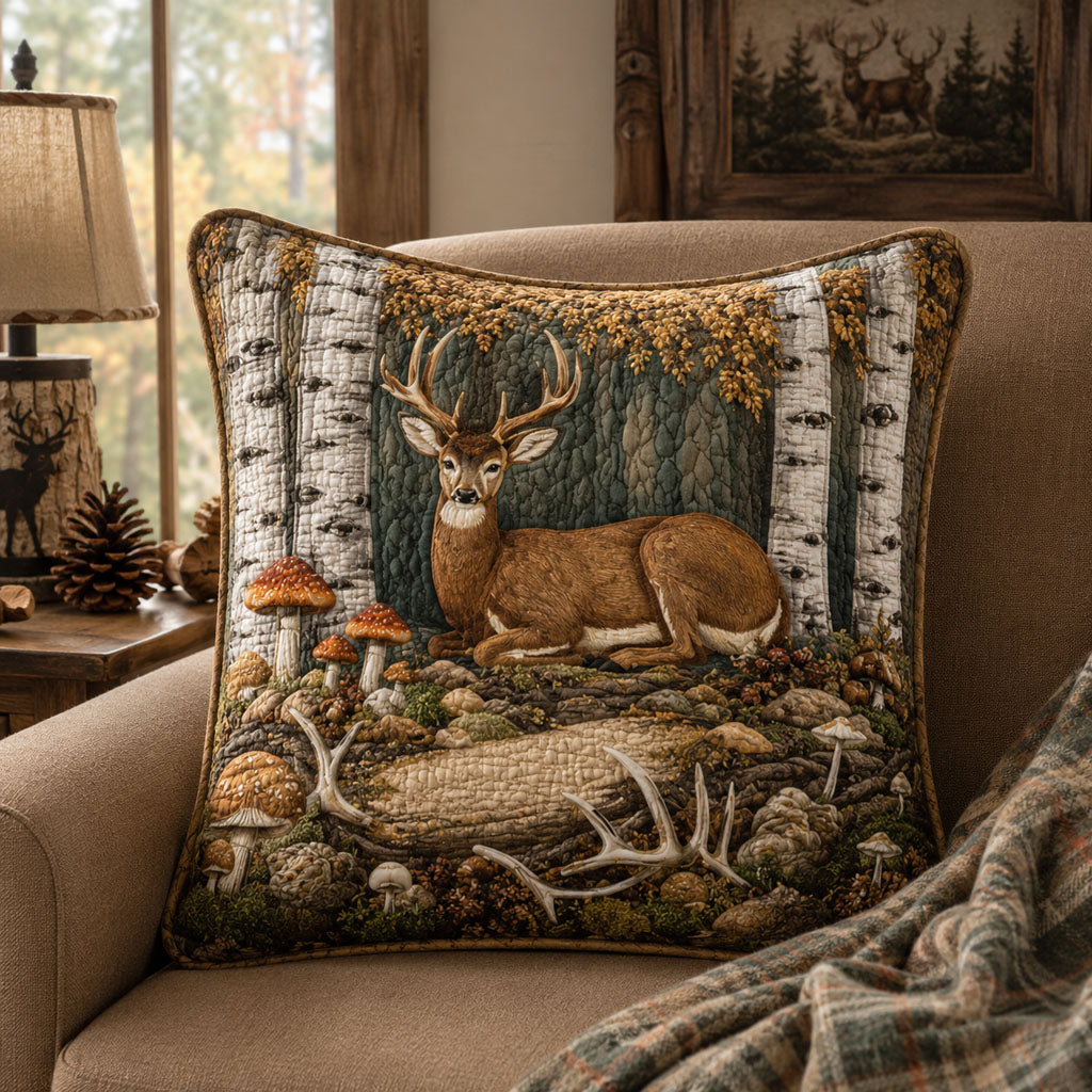 Backwoods Buck Quilted Pillow Case NCU0PTT2435