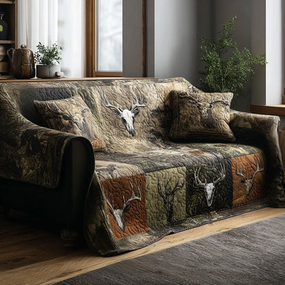 Hunting Quilted Sofa Cover NCU0QN070