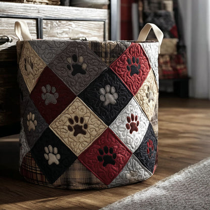 Backwoods Paw Nest Quilted Laundry Basket NCU0PTT2807