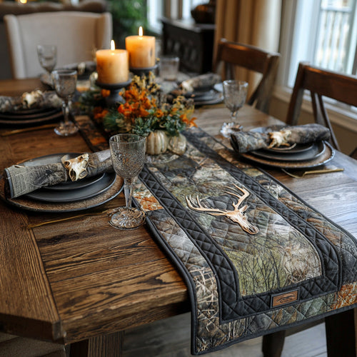 Backwoods Spirit Quilted Table Runner NCU0PTT2011