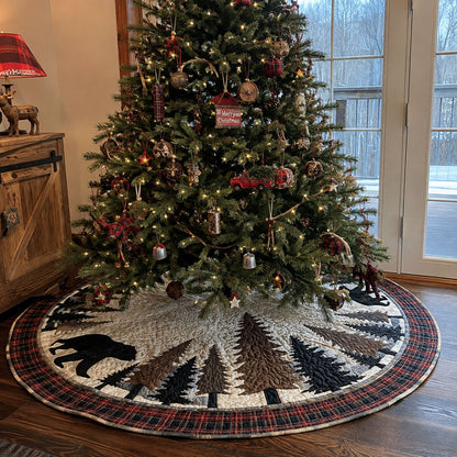 Backwoods Trophy Christmas Quilted Tree Skirt NCU0PTT1915