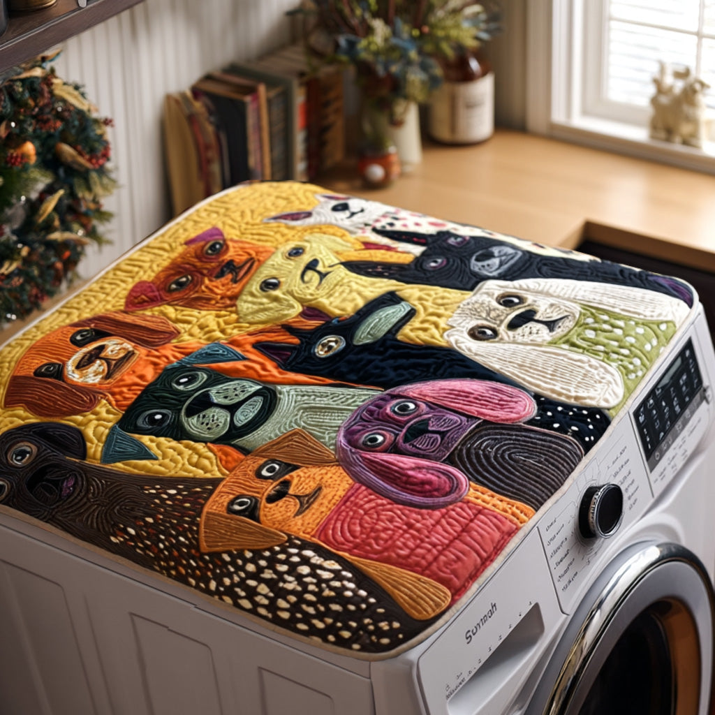 Barkside Magic Quilted Washer and Dryer Cover NCU0PTT1429