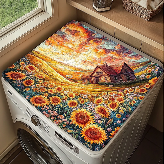 Barn Meadow Quilted Washer and Dryer Cover NCU0DDK817