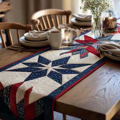 Barnstar Heritage Quilted Table Runner NCU0DQQ0522