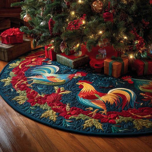 Barnyard Breeze Christmas Quilted Tree skirt NCU0NNT2539