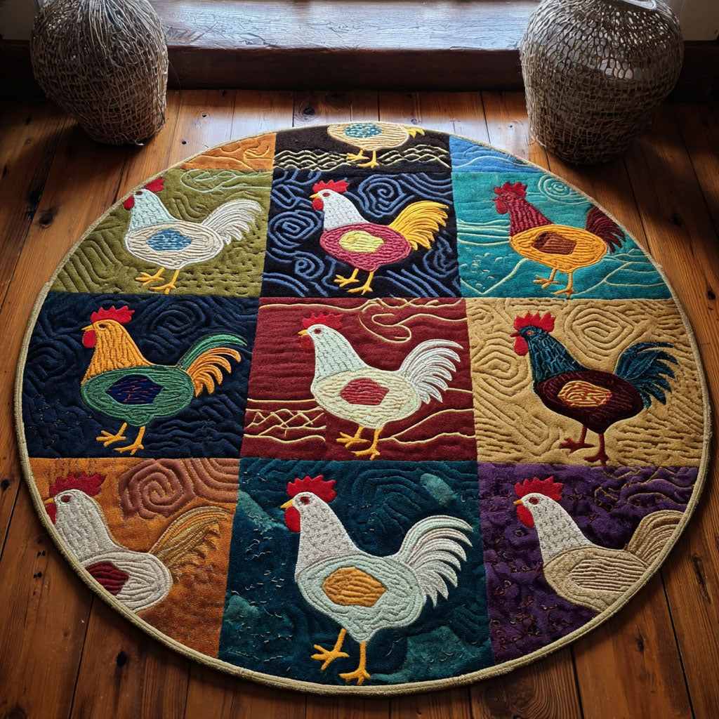 Barnyard Brights Round Carpet NCU0PT9860