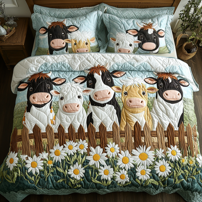 Barnyard Cows Duvet Cover Set NCU0NVH690