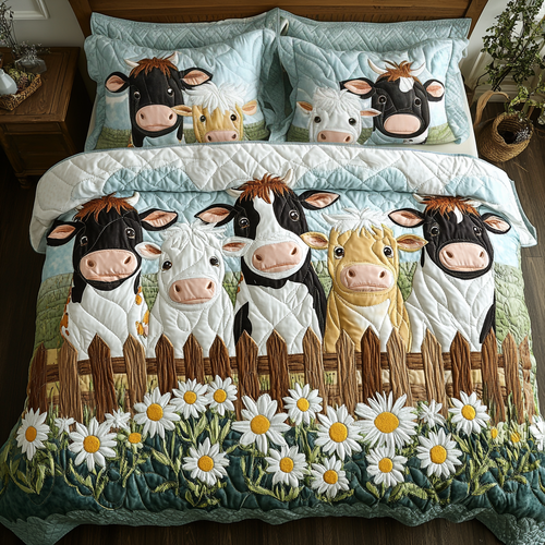 Barnyard Cows Duvet Cover Set NCU0NVH690