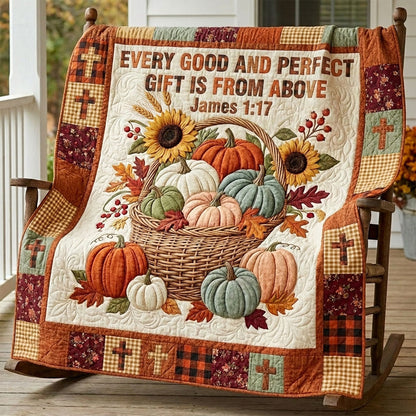Basketful of Blessings Quilted Blanket NCU0PTT3206