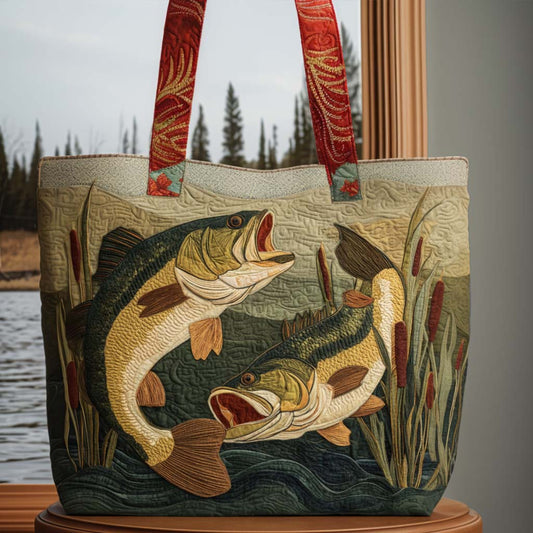 Bass Duet Quilted Tote Bag NCU0NNT2086