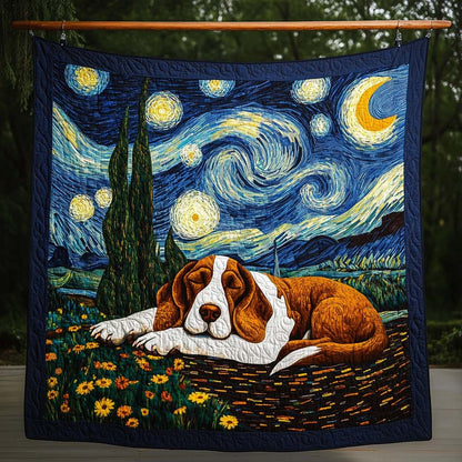 Basset Companion Quilted Blanket NCU0NT543