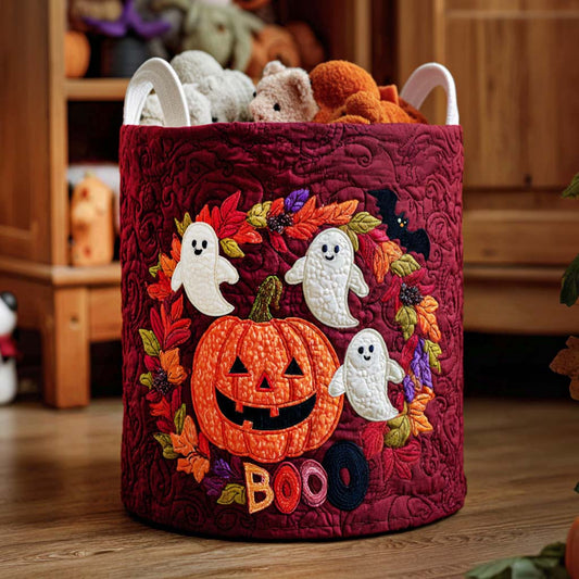 Batty Night Quilted Laundry Basket NCU0NNT1458