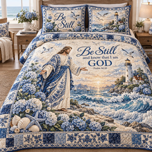 Be Still Lighthouse Quilted Bedding Set V2 NCU0NTD2388
