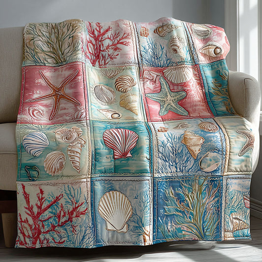 Beach Shells Quilted Blanket NCU0NTD1428