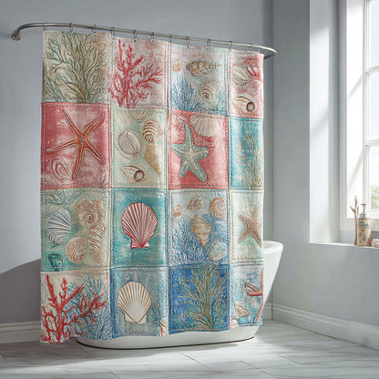 Beach Shells Shower Curtain NCU0NTD1428