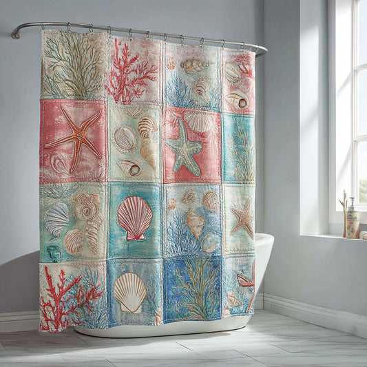 Beach Shells Shower Curtain NCU0NTD1428