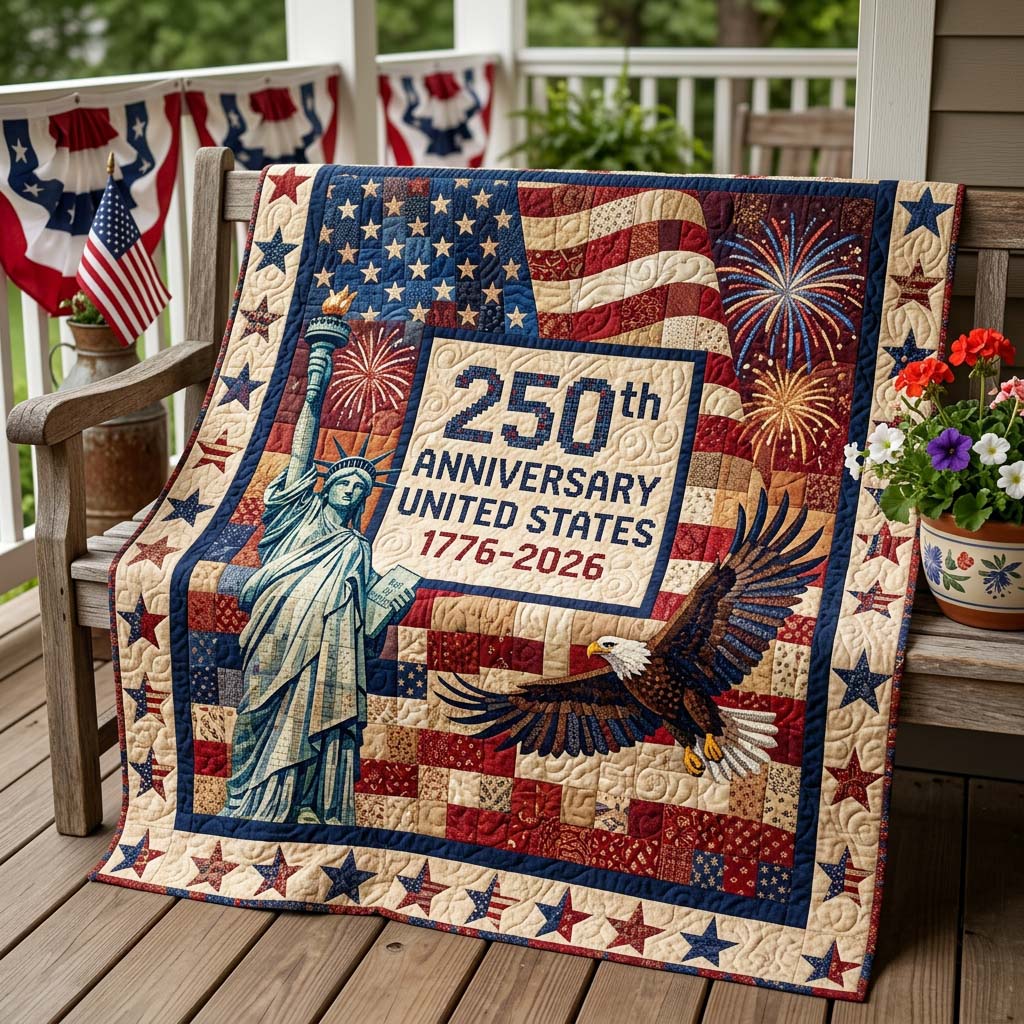Beacon Of Liberty Quilted Blanket NCU0HNH1030