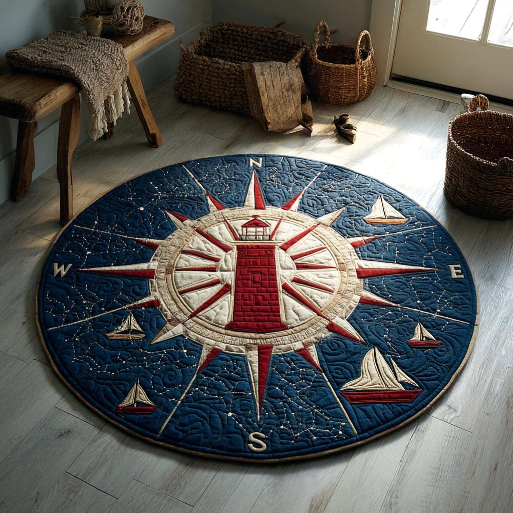 Beacon Rise Quilted Round Mat NCU0NXD011