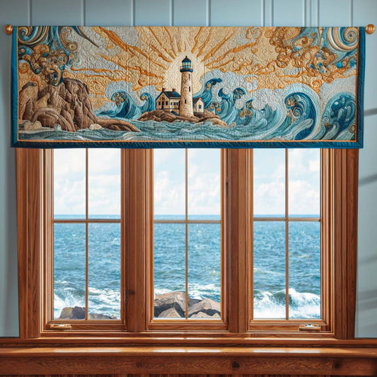 Beacon Waves Quilted Valance NCU0NNT1584