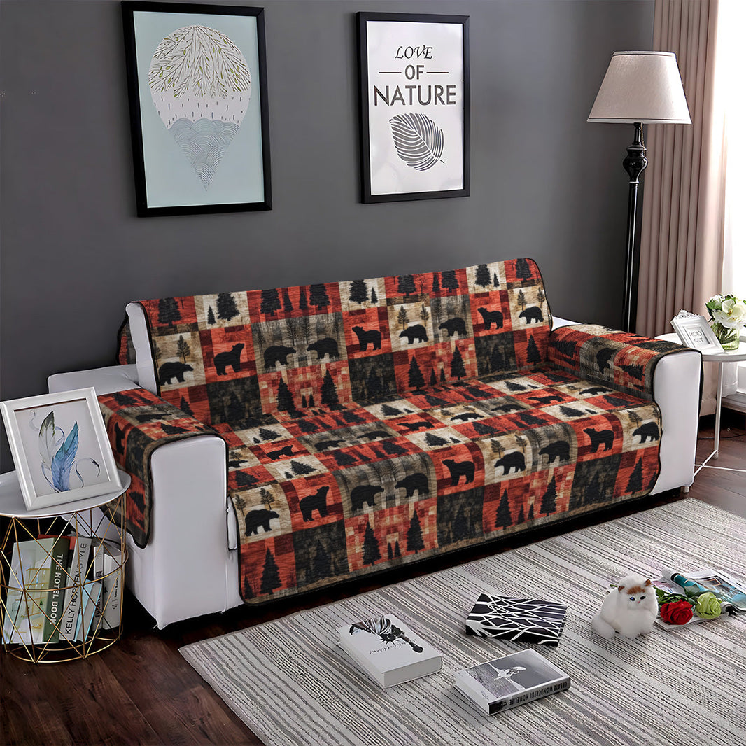 Buffalo Path Quilted Sofa Cover NCU0DV1778