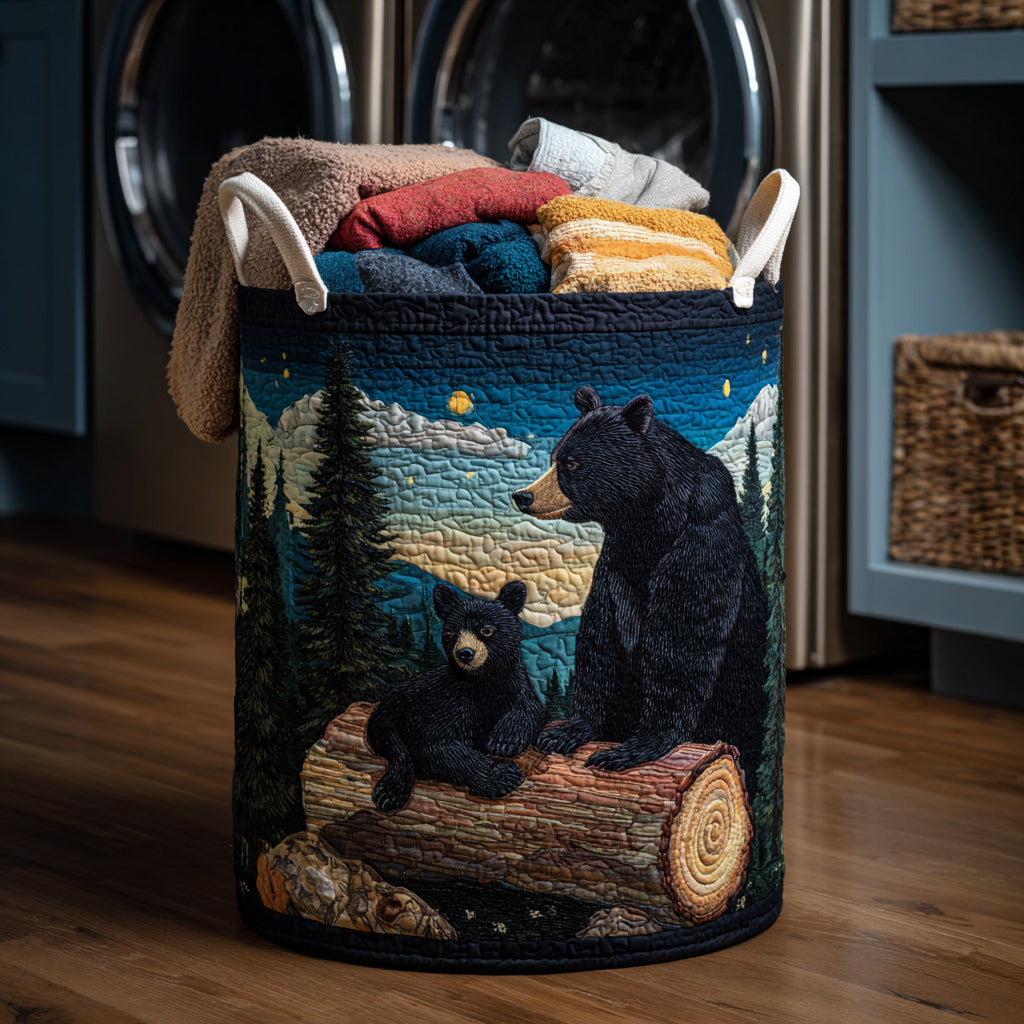 Bear Den Quilted Laundry Basket NCU0HNH372