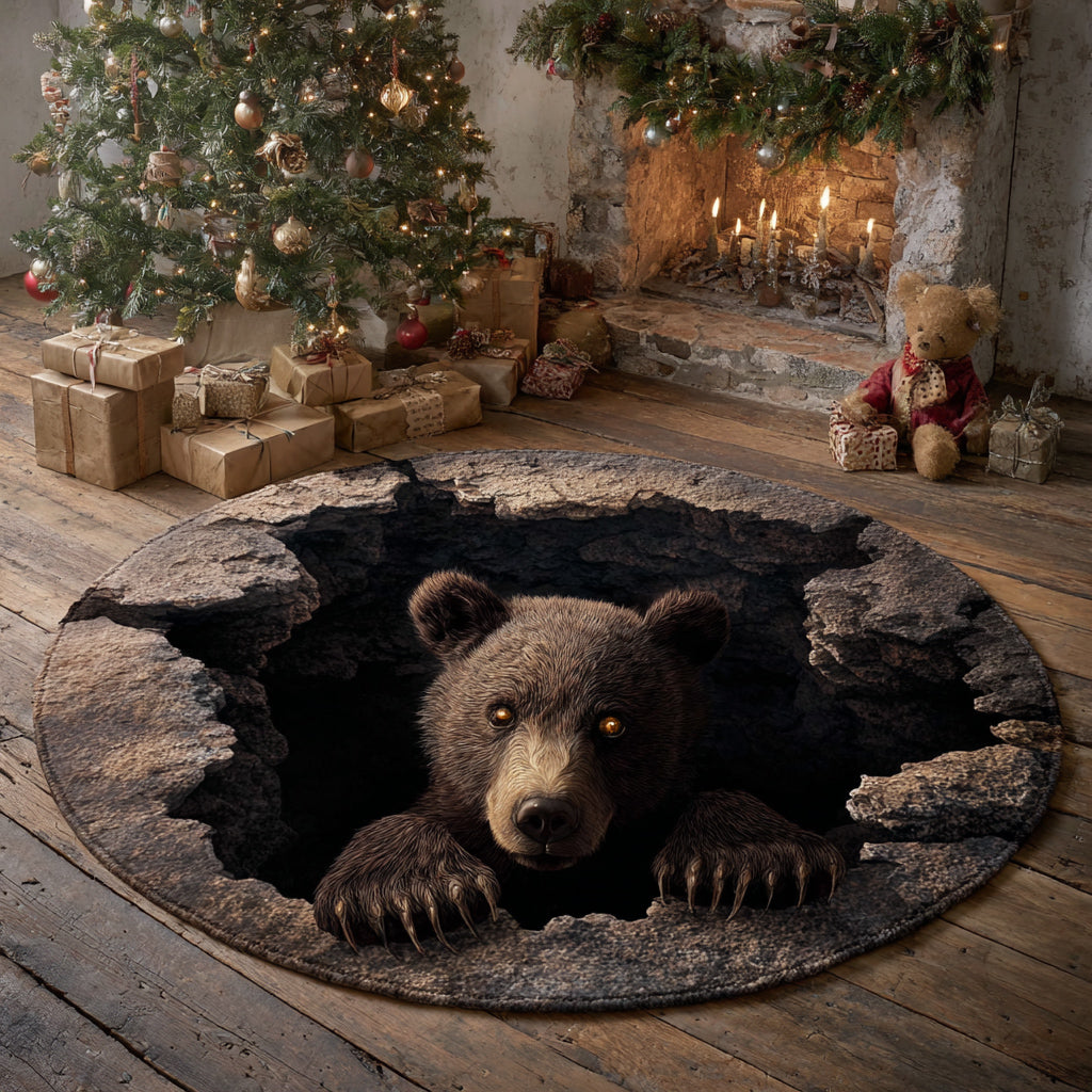 Bear Den Surprise Round Carpet NCU0HH824