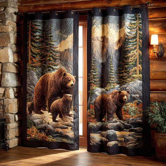 Bear Family Curtains NCU0NTV845