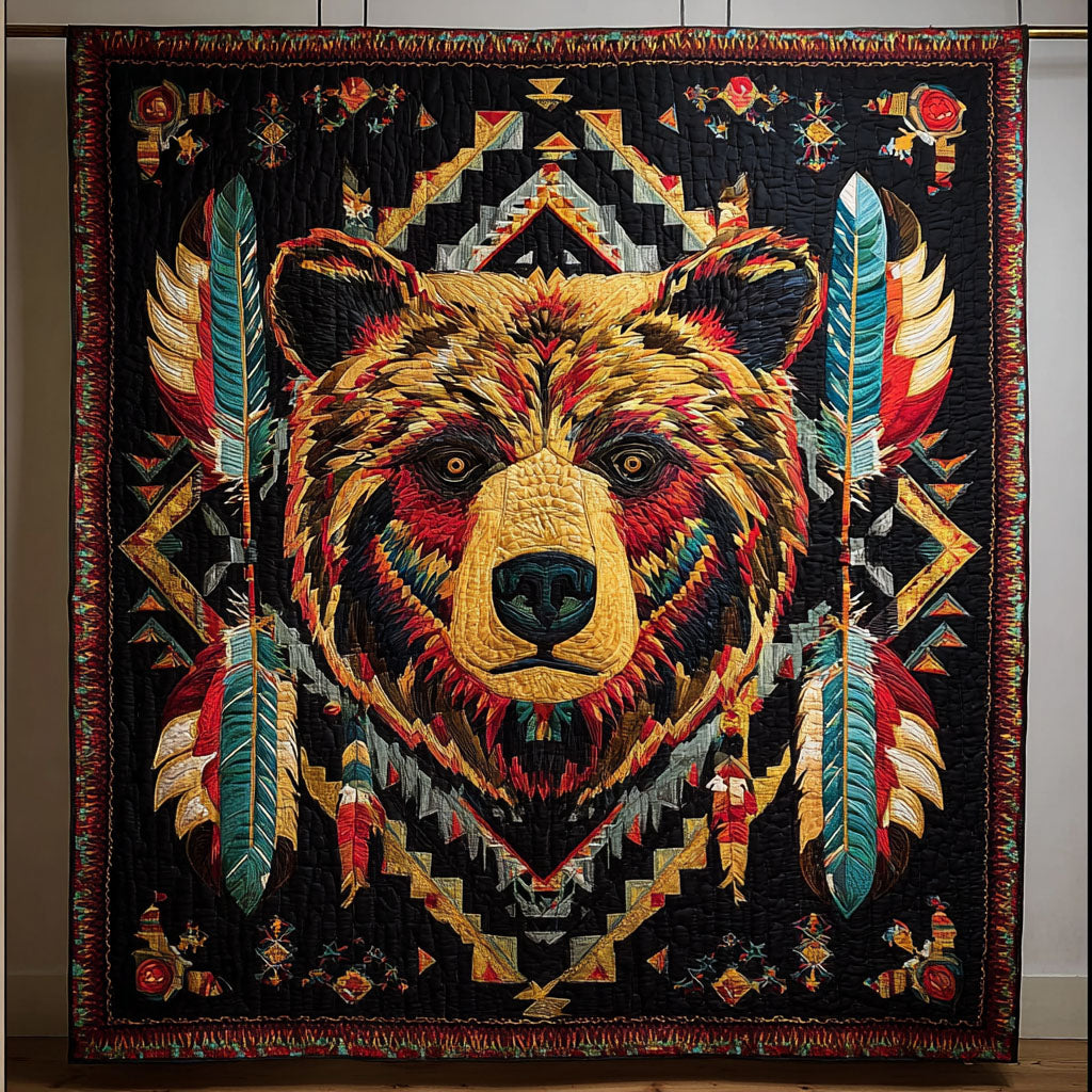 Bear Guardian Quilted Blanket NCU0DDK2231