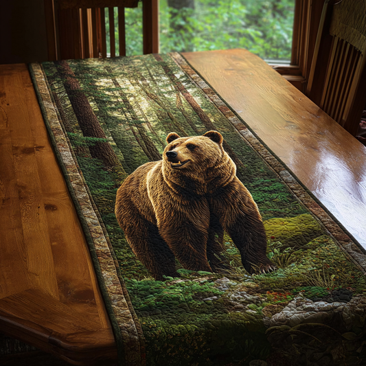 Bear Haven Quilted Table Runner NCU0DDK1449