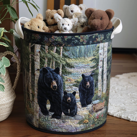 Bear Hollow Quilted Laundry Basket NCU0DV791