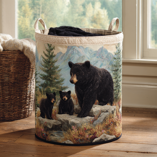 Bear Horizon Quilted Laundry Basket NCU0DDK1991