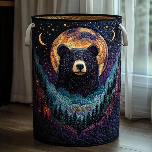 Bear Horizon Quilted Laundry Basket NCU0DDK846
