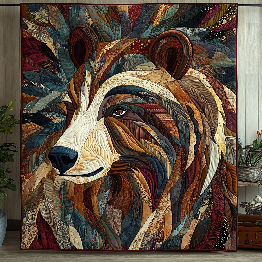 Bear Native Quilted Blanket NCU0DK639