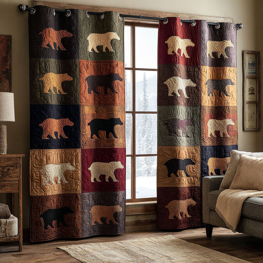 Bear Patchwork Curtains NCU0NTV850
