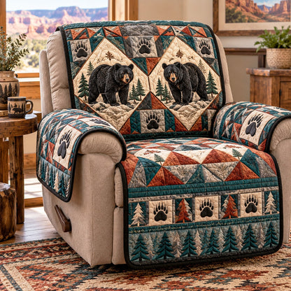 Bear Paw Patchwork Quilted Sofa Cover NCU0NTD2360