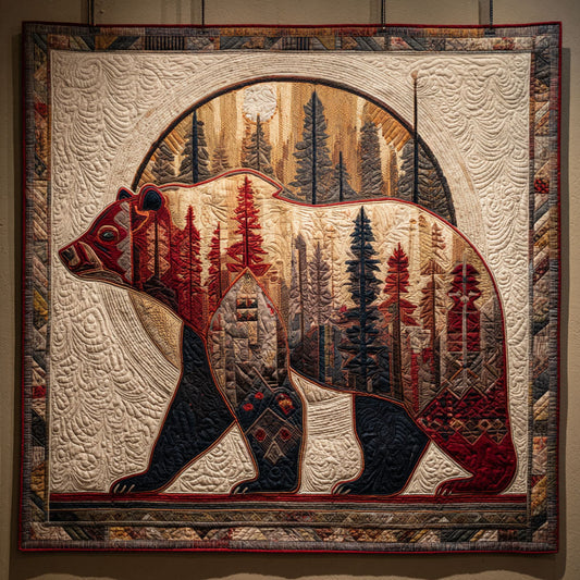 Bear Power Quilted Blanket NCU0DDK2234