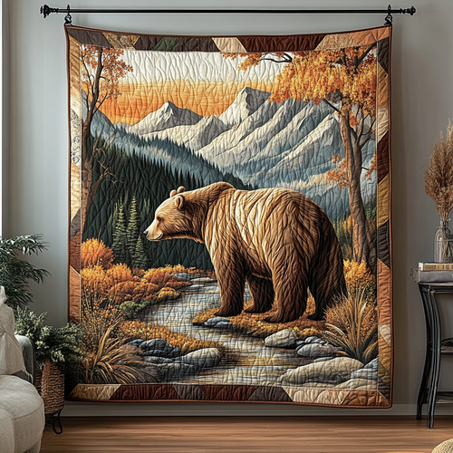 Bear Spirit Quilted Blanket NCU0DDK1412