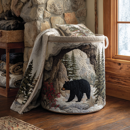 Bear Spirit Quilted Laundry Basket NCU0DDK1989