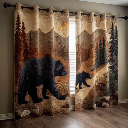 Bear Valley Quilted Curtains NCU0DDK1945