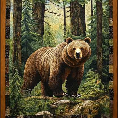 Bear Whisper Quilted Table Runner NCU0DDK1450