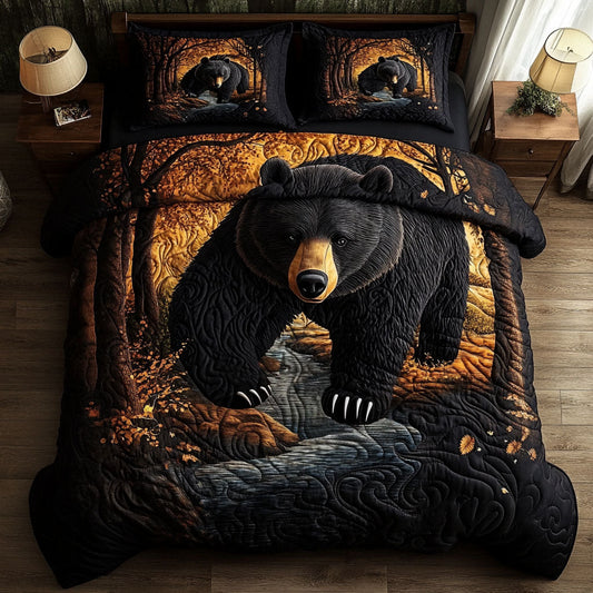 Bear of Shadows Duvet Cover Set NCU0NNT470
