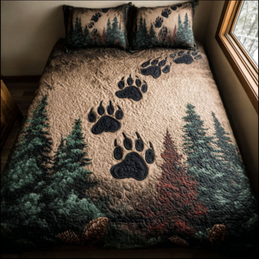 Bearclaw Hollow 3-Piece Quilted Bedding Set NCU0PTT2681