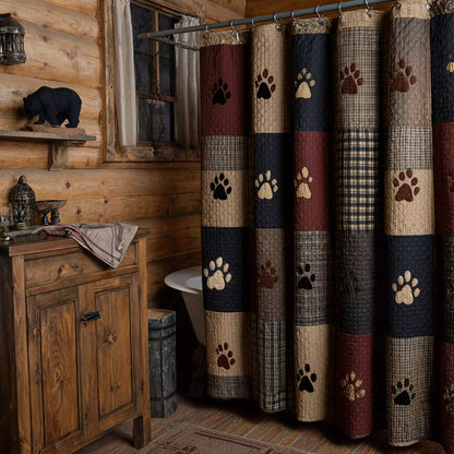 Bearfoot Lodge Shower Curtain NCU0PTT2849