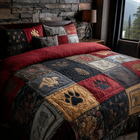 Bearpath Sanctuary 3-Piece Quilted Bedding Set NCU0PTT2682